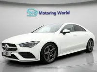 Used Mercedes CLA180 AMG line 136 HP (100 kW) 2021 White Coupe