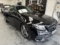 Used Mercedes E220 AMG line 2019 Black Coupe