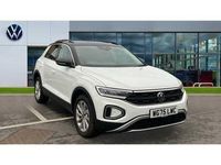 New VW T-Roc Match 150 HP (110 kW) 2025 Pure white flat black SUV