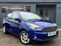 Used Ford Ka Plus Zetec 85 HP (62 kW) 2018 Blue Hatchback