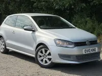 Used VW Polo SE 83 HP (61 kW) 2010 Silver Hatchback