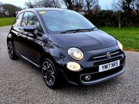 Used Fiat 500 S 69 HP (50 kW) 2017 Black Hatchback