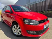 Used VW Polo Match 85 HP (62 kW) 2012 Red Hatchback