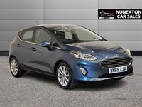 Usado Ford Fiesta Titanium 100 HP (73 kW) 2020 Azul Citadino