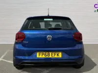 Used VW Polo SE 95 HP (69 kW) 2018 Blue Hatchback