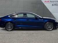 Used Audi A5 Sportback S-Line 200 HP (147 kW) 2023 Blue Hatchback