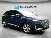 Used Audi Q4 e-tron S-Line 150 kW (204 HP) 2021 Blue SUV