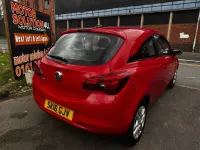 Used Vauxhall Corsa Design Edition 75 HP (55 kW) 2016 Red Hatchback
