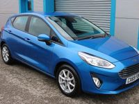 Used Ford Fiesta Zetec 100 HP (73 kW) 2019 Blue Hatchback