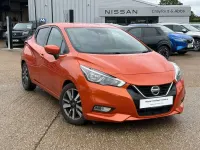 Used Nissan Micra Tekna 100 HP (73 kW) 2019 Orange Hatchback
