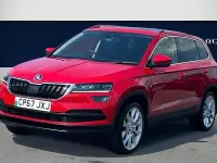Used Skoda Karoq 150 HP (110 kW) 2018 Red SUV