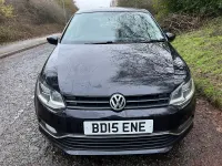 Used VW Polo SE 75 HP (55 kW) 2015 Black Hatchback