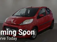 Used Peugeot 107 Allure 68 HP (50 kW) 2012 Red Hatchback
