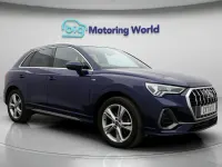 Begagnad Audi Q3 S-Line 148 HK (108 kW) 2021 Blå SUV