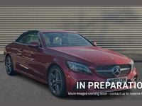Used Mercedes C300 AMG Line Premium 258 HP (189 kW) 2018 Red Cabriolet