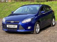 Used Ford Focus Zetec 2014 Blue Hatchback