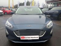 Begagnad Ford Focus Titanium 117 HK (86 kW) 2021 Blå Halvkombi