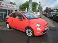 Used Fiat 500 Lounge 69 HP (50 kW) 2017 Pink Hatchback