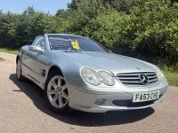 Used Mercedes SL350 2003 Silver Cabriolet