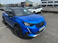Used Peugeot e-2008 GTi 100 kW (136 HP) 2020 Blue SUV