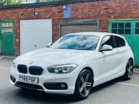 Used BMW 118 Sport Line 136 HP (100 kW) 2015 White Hatchback