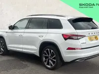 Used Skoda Kodiaq SportLine 150 HP (110 kW) 2023 White SUV