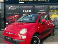 Used Fiat 500 Lounge 69 HP (50 kW) 2012 Red Hatchback