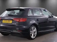 Used Audi A3 Sportback S-Line 150 HP (110 kW) 2019 Black Hatchback