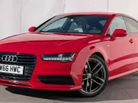 Used Audi A7 Sportback Black Edition 272 HP (200 kW) 2016 Red Hatchback