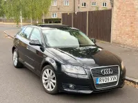 Used Audi A3 Premium 125 HP (91 kW) 2009 Black Hatchback