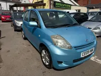 Used Daihatsu Sirion 69 HP (50 kW) 2009 Blue Hatchback