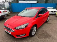 Used Ford Focus Zetec 125 HP (91 kW) 2018 Red Hatchback