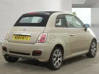 Used Fiat 500C S 69 HP (50 kW) 2015 Brown Cabriolet