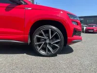 Used Skoda Karoq SportLine 150 HP (110 kW) 2023 Velvet red metallic SUV