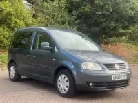 Begagnad VW Caddy Maxi Life 105 HK (77 kW) 2008 Grön Minibuss