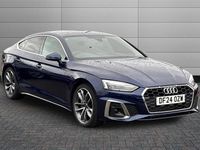 Used Audi A5 S-Line 204 HP (150 kW) 2024 Navarra blue Hatchback