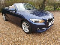 Used BMW 220 Sport Line 2015 Blue Cabriolet