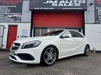 Used Mercedes A180 AMG Line Premium 109 HP (80 kW) 2016 White Hatchback