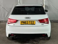Used Audi A1 S-Line 105 HP (77 kW) 2013 White Hatchback