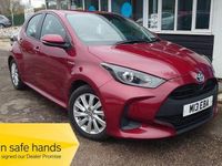Used Toyota Yaris Hybrid 2021 Red Hatchback