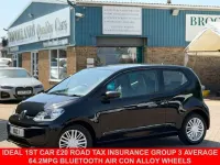 Used VW up! move up! 60 HP (44 kW) 2017 Black Hatchback