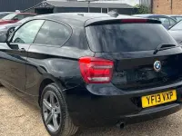 Used BMW 114 Sport Line 102 HP (75 kW) 2013 Black Hatchback