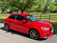 Used Audi A1 S-Line 150 HP (110 kW) 2017 Red Hatchback
