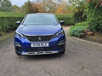 Used Peugeot 3008 GT-line 2018 Blue Hatchback