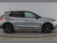 Used Skoda Fabia Colour Edition 94 HP (69 kW) 2023 Graphite grey metallic body / black magic pearl effect roof Hatchback