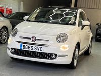 Used Fiat 500 Lounge 69 HP (50 kW) 2016 White Hatchback