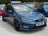 Used Seat Leon FR 2014 Blue Hatchback