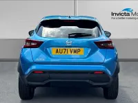 Used Nissan Juke N-Connecta 114 HP (83 kW) 2021 Vivid blue premium metallic SUV