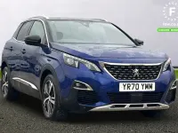 Used Peugeot 3008 GT-line 131 HP (96 kW) 2020 Blue SUV