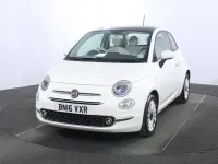 Used Fiat 500 Lounge 69 HP (50 kW) 2016 White Hatchback